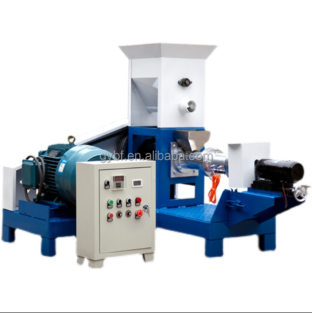 Animal  floating Fish Feed Machine Pet Feed Extruder Fish Flake Food fish feed pelletizer food making machine