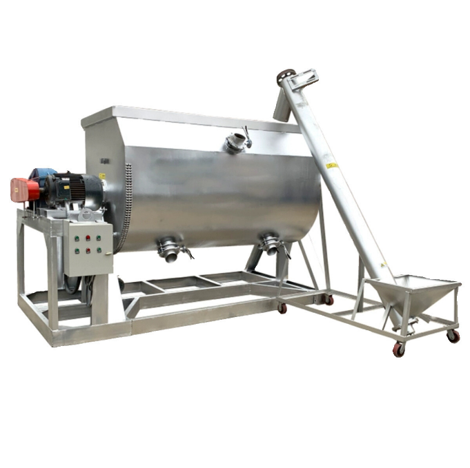 100kg 50 kg ribbon mixer mushroom substrate 500kg coal powder dry powder horizontal ribbon mixer price Philippines hot selling