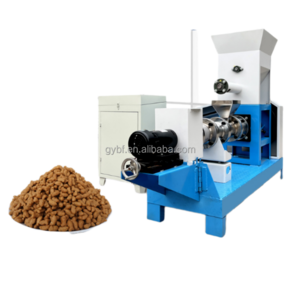 Animal  floating Fish Feed Machine Pet Feed Extruder Fish Flake Food fish feed pelletizer food making machine