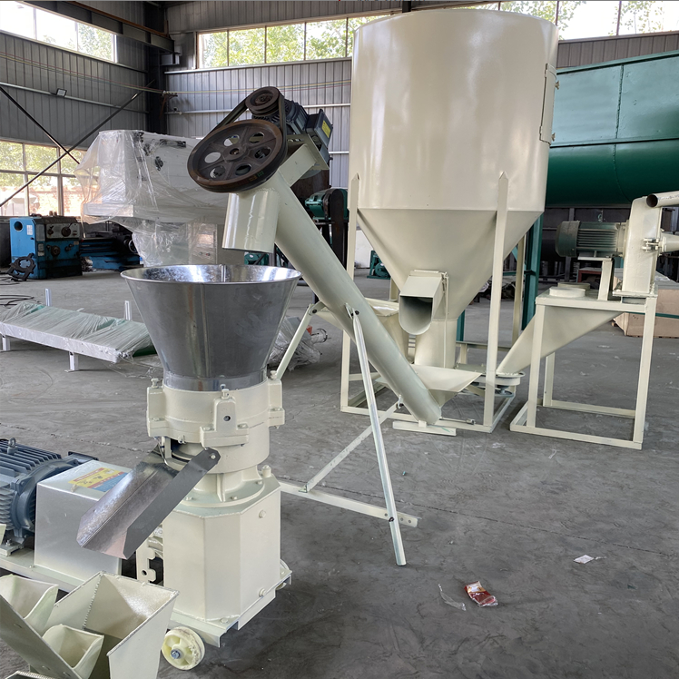 Pelletizer machine for rabbit food  feed pellet granulator machine production line  feed pellet manufacturing equipment