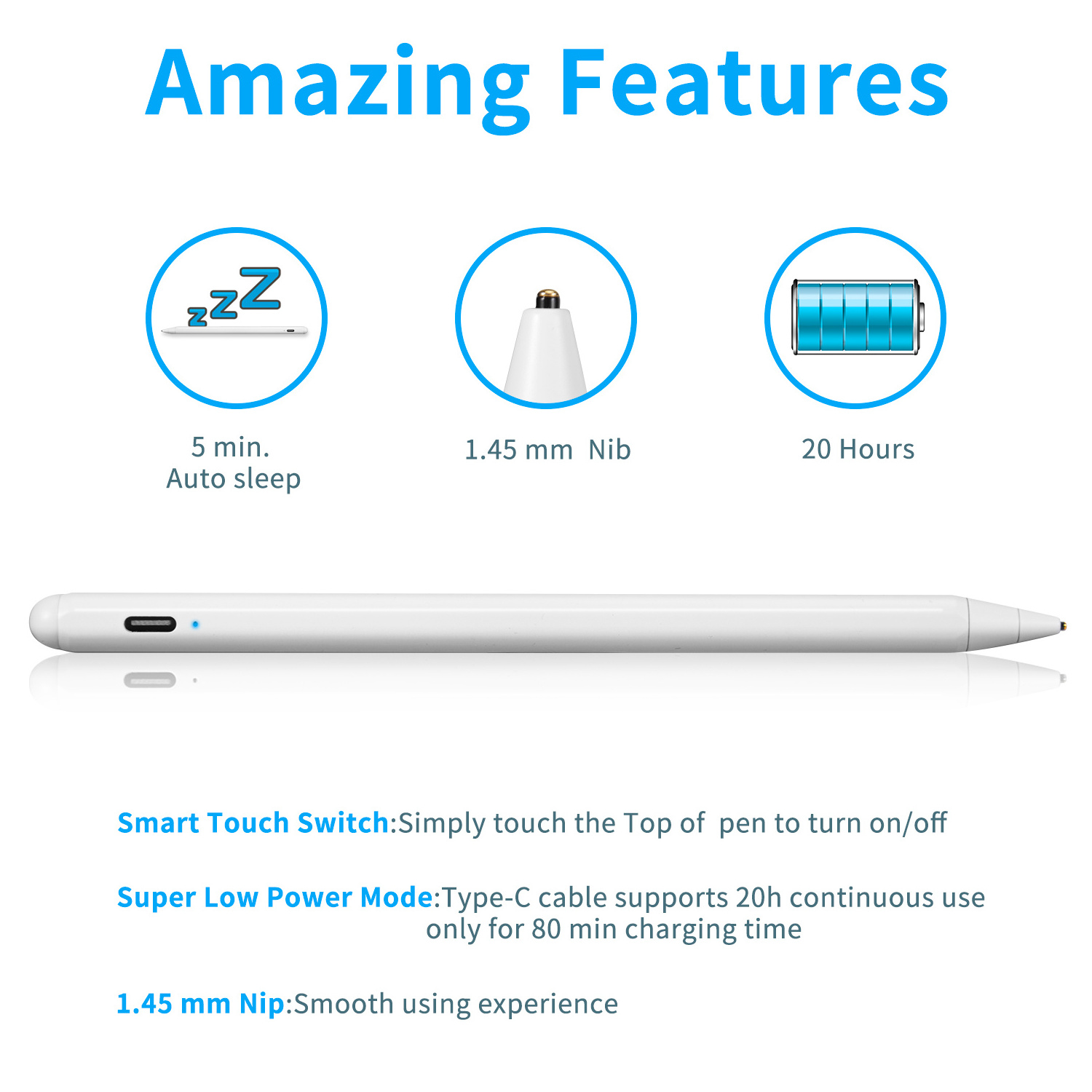 Universal Touch Pen Compatible With Active Touch Screen Devices Electronic Tablet Pencil For Xiaomi Mi Pad 5 pro 6 Stylus Pen