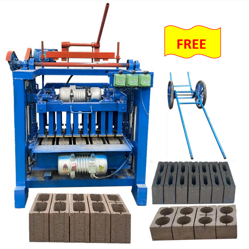 Prices Of Brick Moulding Machine In Ghana 4-35 Mold Supports Customized Brick Making Machine