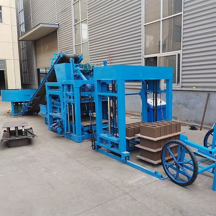 Brick Machine Replaceable Mold Various Patterns High Production Concrete Machinery Block Make Machine