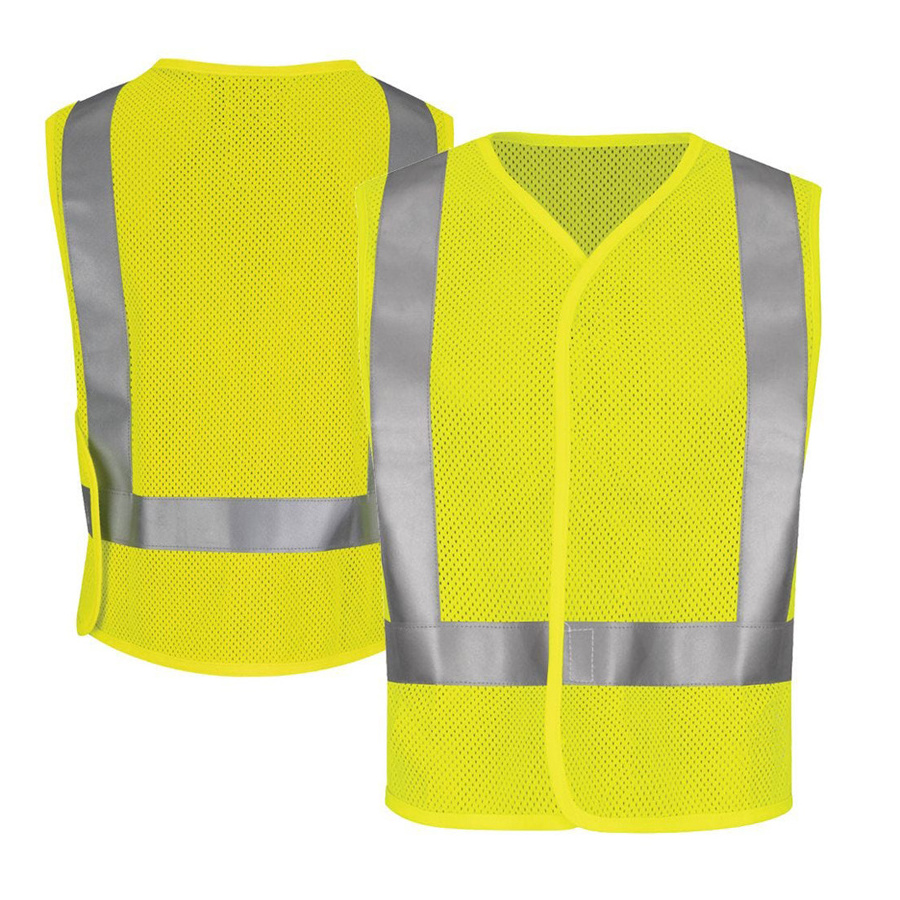 flame retardant Arc Rating ATPV 5.1-12 high visibility waistcoat, 5pt breakaway fr safety vest, fire resistant work safety vest