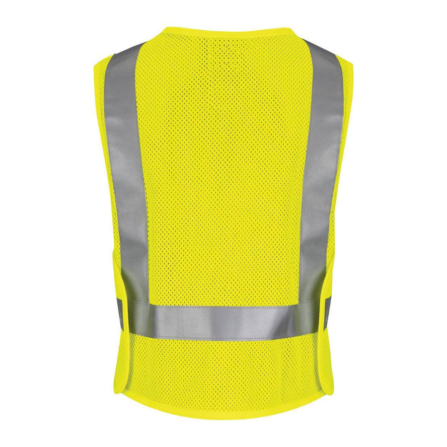 flame retardant Arc Rating ATPV 5.1-12 high visibility waistcoat, 5pt breakaway fr safety vest, fire resistant work safety vest