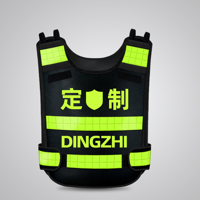 Security Vest Hi Vis Factory Professional Reflective Security Pockets Design Safety Outdoor Reflective Workwear Vest Customized