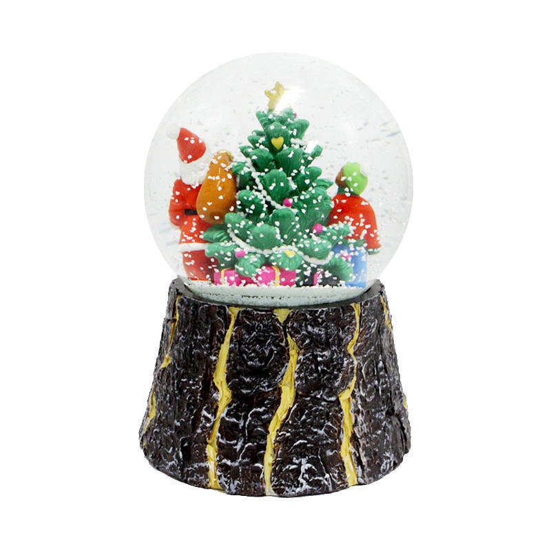 New product custom snow globe Christmas home decor water ball souvenir for exhibits and arts and crafts advertising