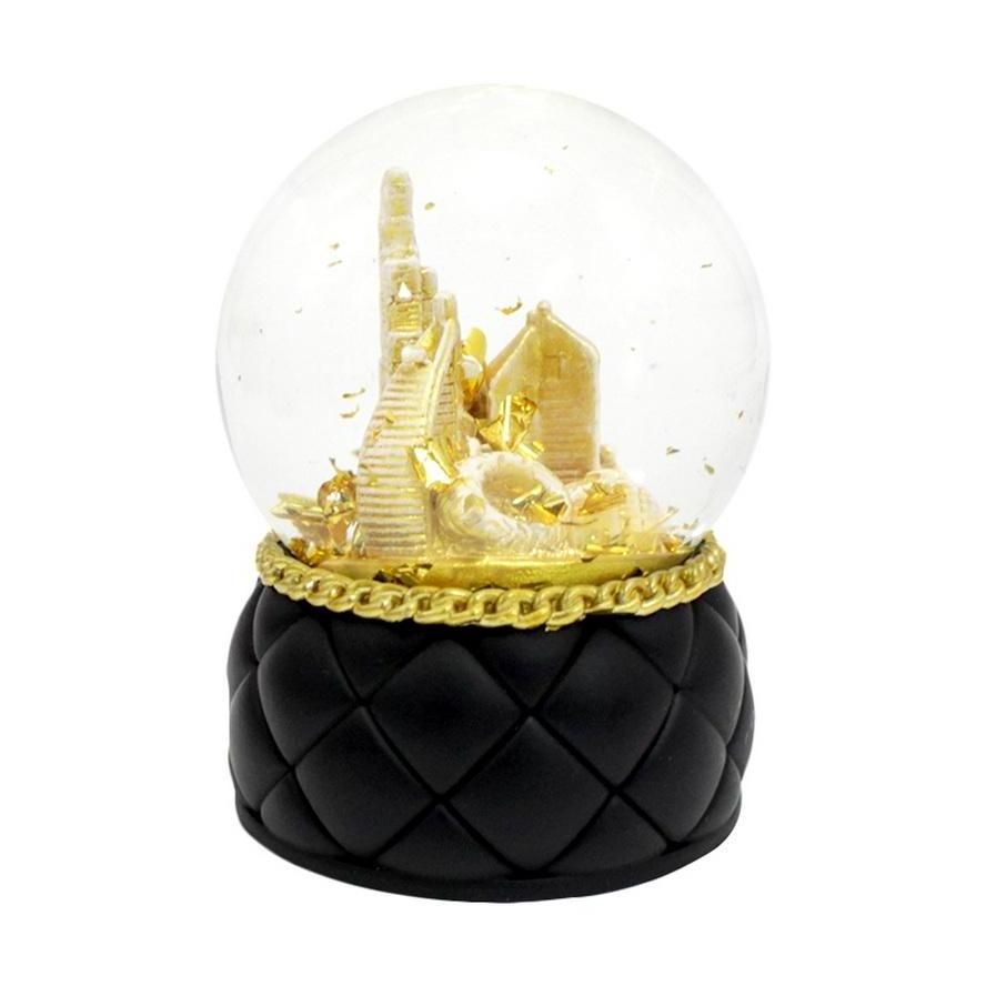 New Product Resin Crafts Gift Custom Dubai Snow Globe for Exotic Bazaar Showcases Memorable Museum Shop Collections