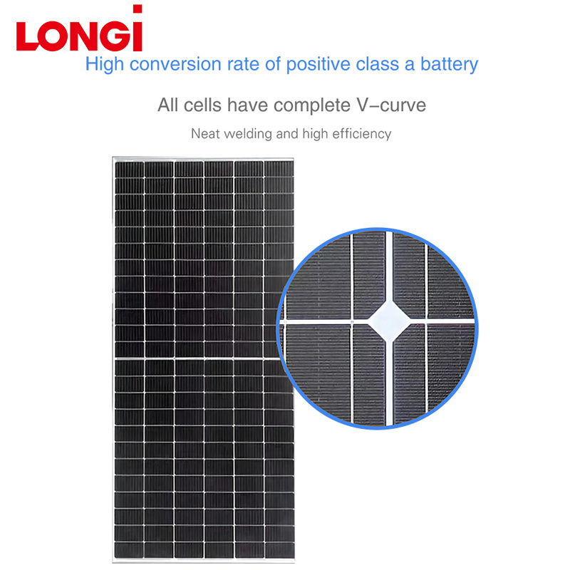 Longi Polycrystalline Bifacial Solar Panel Rates Costs Price 545W 555W 550w 500 watt Panel 540w Solar