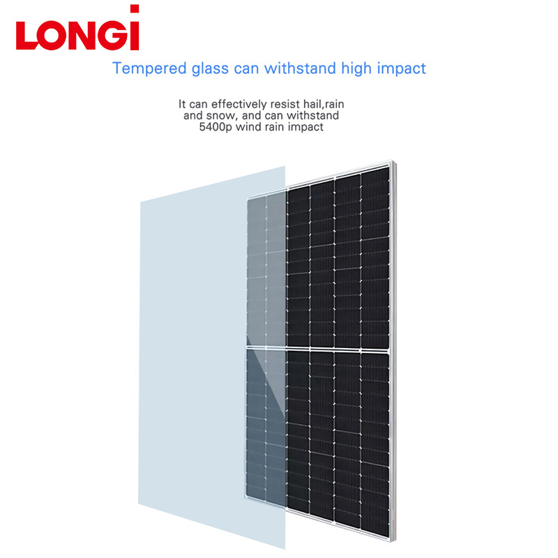 Longi Polycrystalline Bifacial Solar Panel Rates Costs Price 545W 555W 550w 500 watt Panel 540w Solar