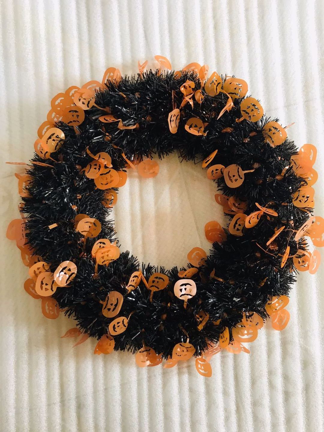 Machine cut tinsel garland for Halloween Decoration flower garland making machinery