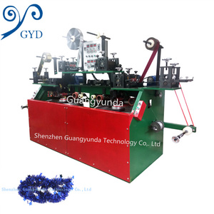 Cheap Christmas tinsel garland gift choice tinsel making machine Flower garland machinery