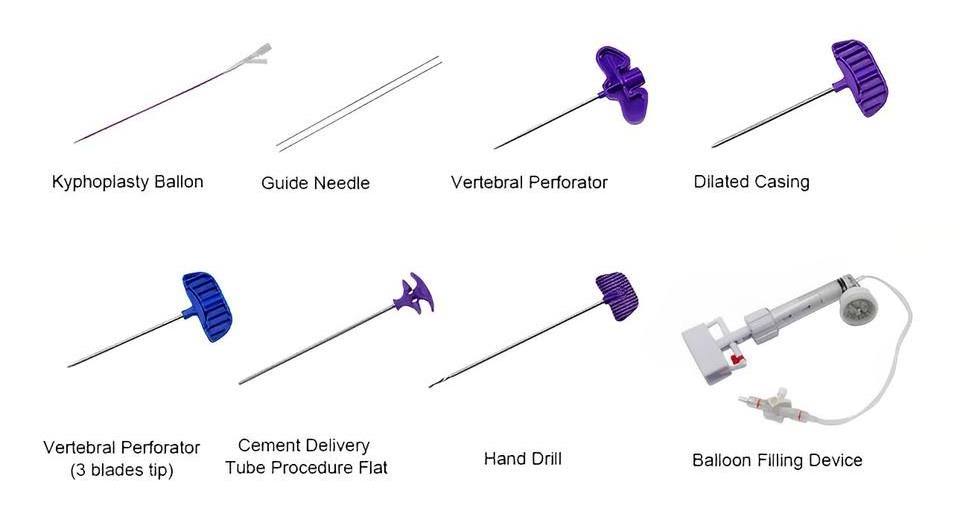 Professional Manufacturer Surgical White Disposable Multi-Stage Vertebroplasty Balloon Dilatation Catheter