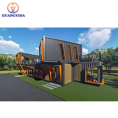 Portable modular house modern tiny detachable prefabricated mobile container prefab houses modern luxury villa