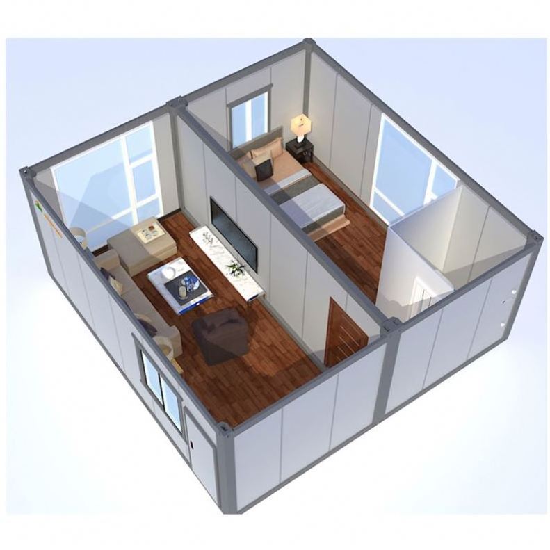 Movable Prefabricated Homes Portable Container Modular Prefab Container Office With Bathroom