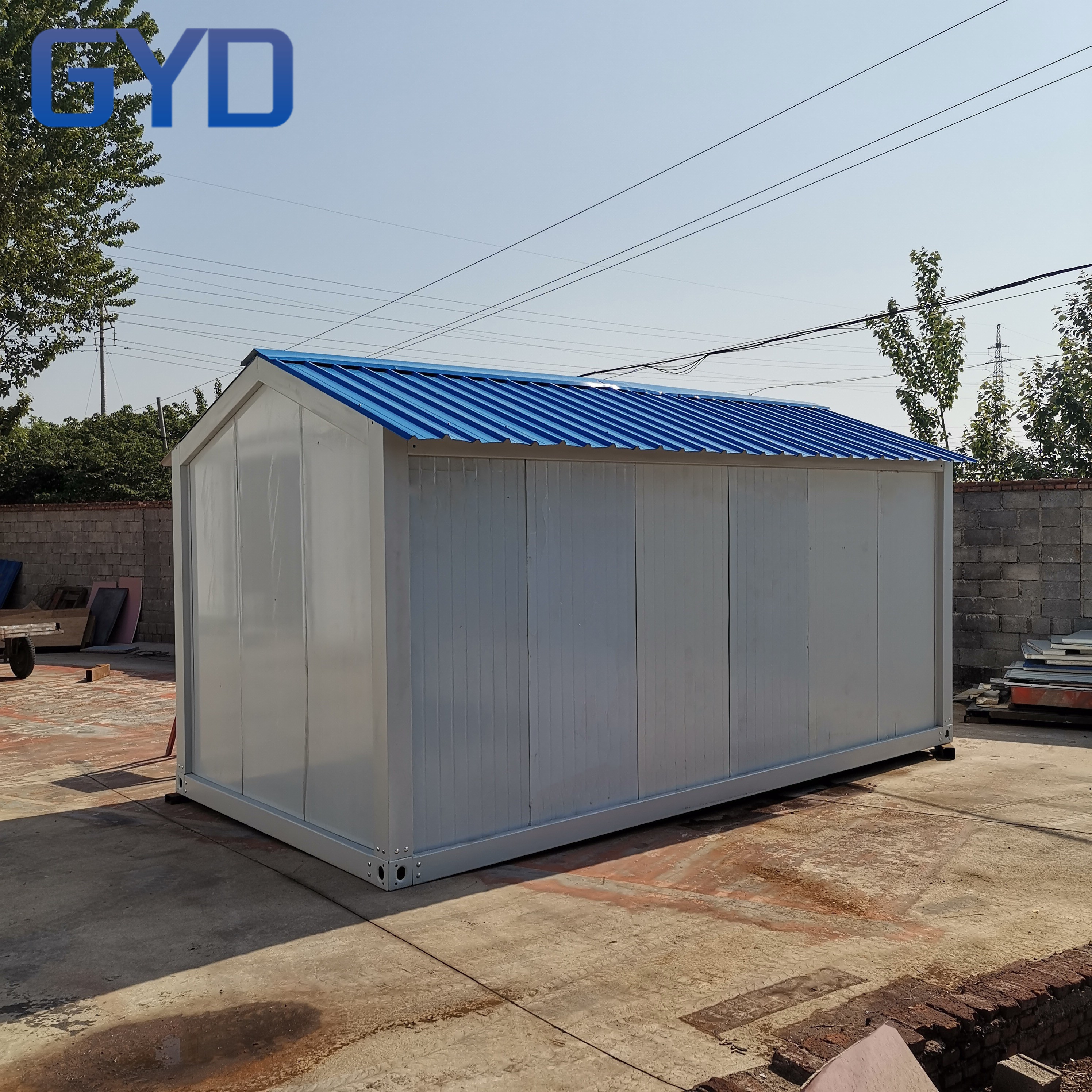 GYD modern prefab cabin mobile home trailer house modular garage house frame