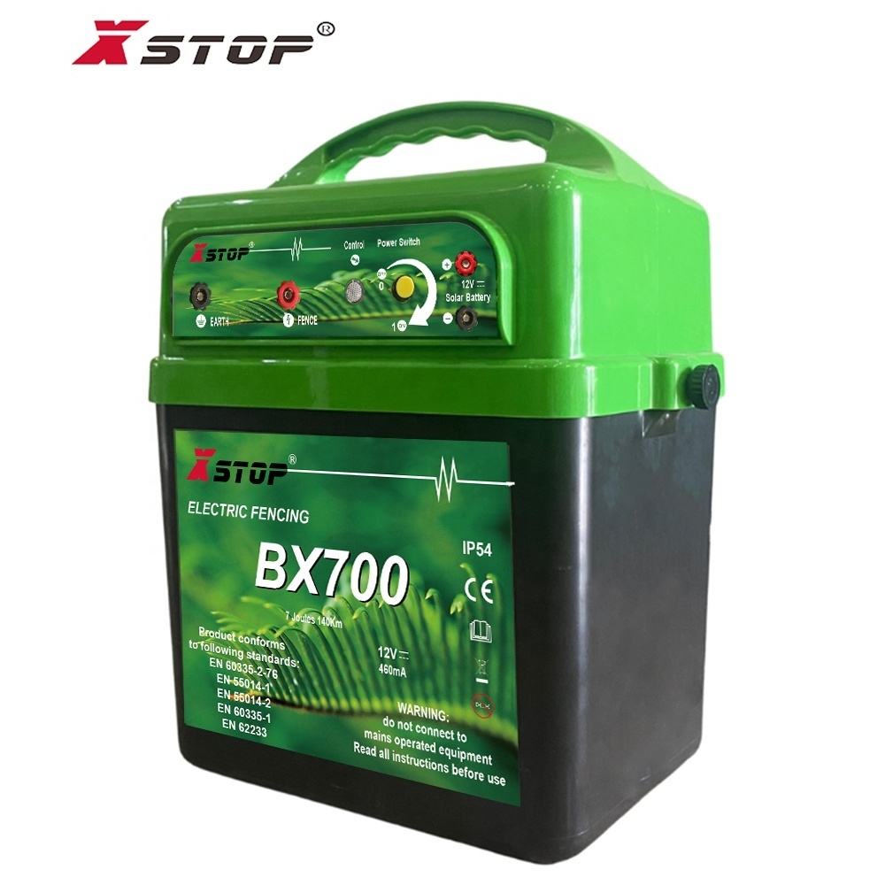 Wholesale waterproof solar power security electric fence energizer animal husbandry equipment