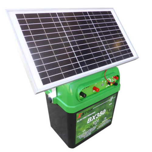 12V Solar Powered  Electric Fence Energizer for Cattle, Horse, Sheep, Pig And Bear Electric Fence