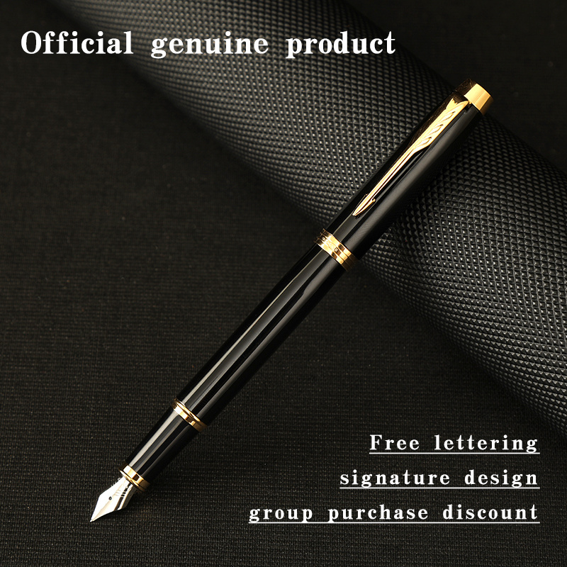 High Quality Classic Customized Packing Office Parker IM mix color business  Luxury Metal Fountain Pen with black gift box set