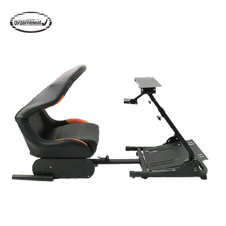 Racing Simulator Frame Adjustable Racing Seat made support for wheel and pedal supports Steering Wheel Pedals