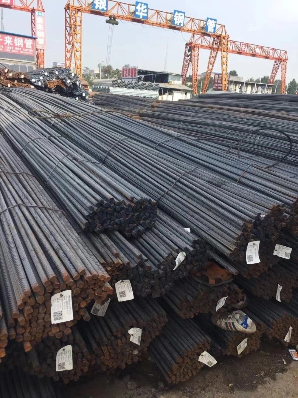 Hot Ribbed Steel Rebar TMT bars  deformed steel rebars for concrete building