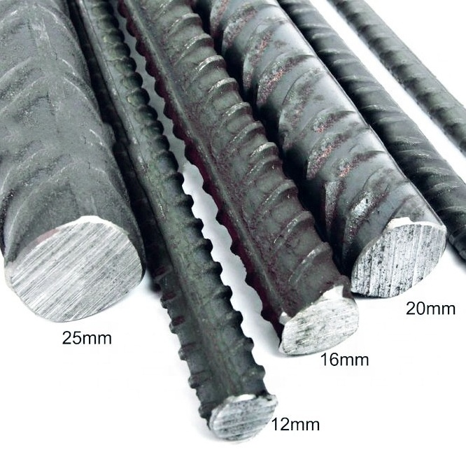 Hot Ribbed Steel Rebar TMT bars  deformed steel rebars for concrete building