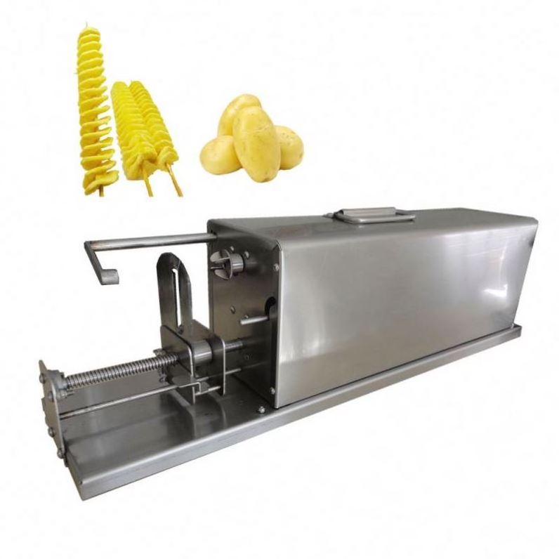 slicer roatary vegetable c frying machine electric spiral potato cutter