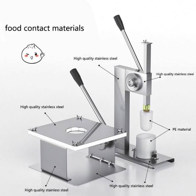 Good quality pork automatic bun making machine steamed bun round dough making machine round momo machine