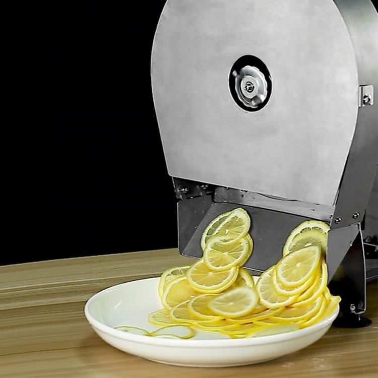 Veneer electric manual industrial cheese lemon chips bean potato fruit slicer