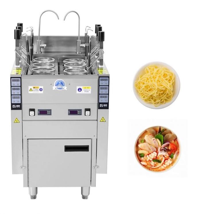 Commercial Electric Automatic Lifting Induction Pasta Cooker Ramen Noodle Boiler