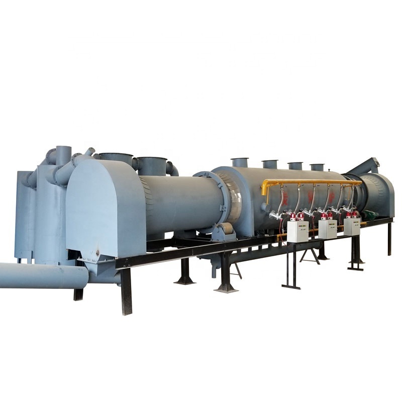 2023  Energy Saving No Pollution Rotary Carbonization kiln Furnace Activated Charcoal Making Machine