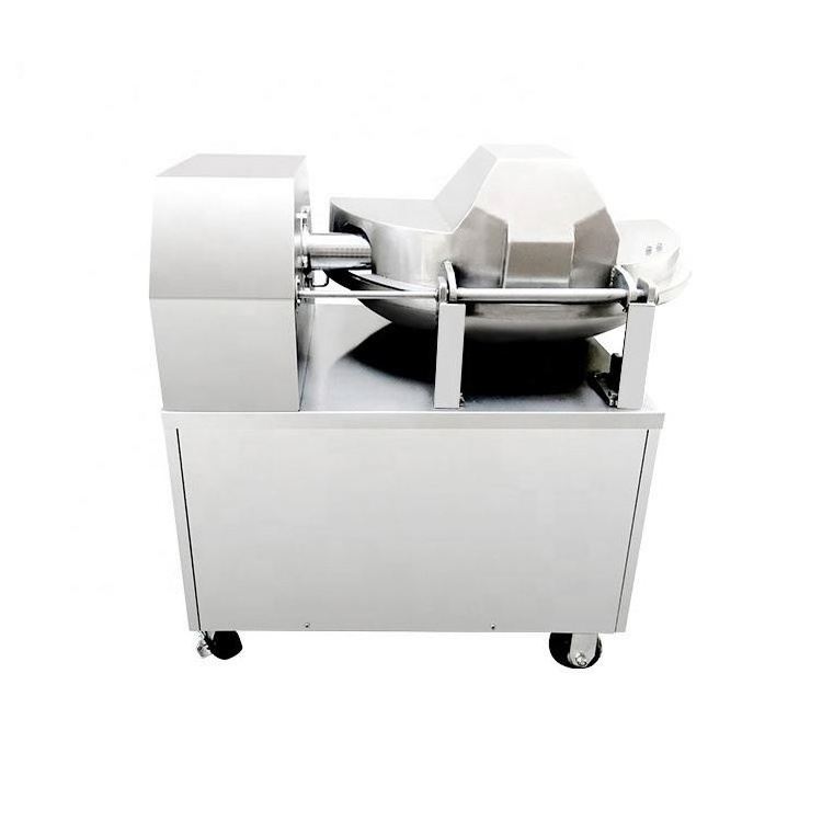 High Speed Meat Bowl Cutter Meat Chopper Meat Chopping Machine Ground Slicer Vegetable Onion Chopper Grinder For Sale