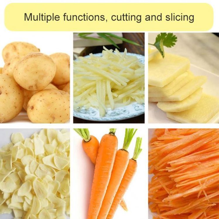 Commercial Stainless Steel Carrot Potato Cutting Machine Vegetable Ginger Shreds Slicing Machine Ginger Cutting Machine