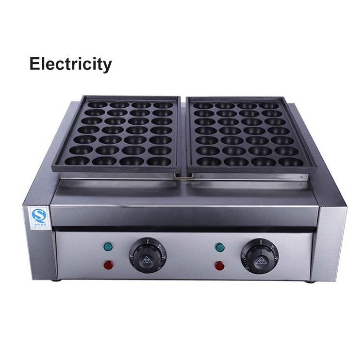 High Quality Electric Takoyaki Machine Gas 36 Holes 56 Holes Octopus Balls Takoyaki Maker For Snack Bar