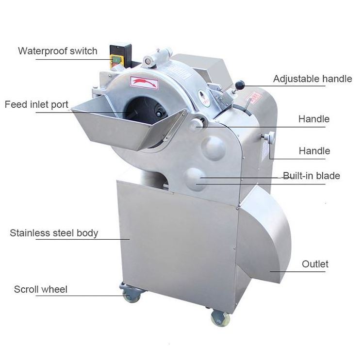 Vegetable cutter restaurant fruit dicing machine commercial dicer