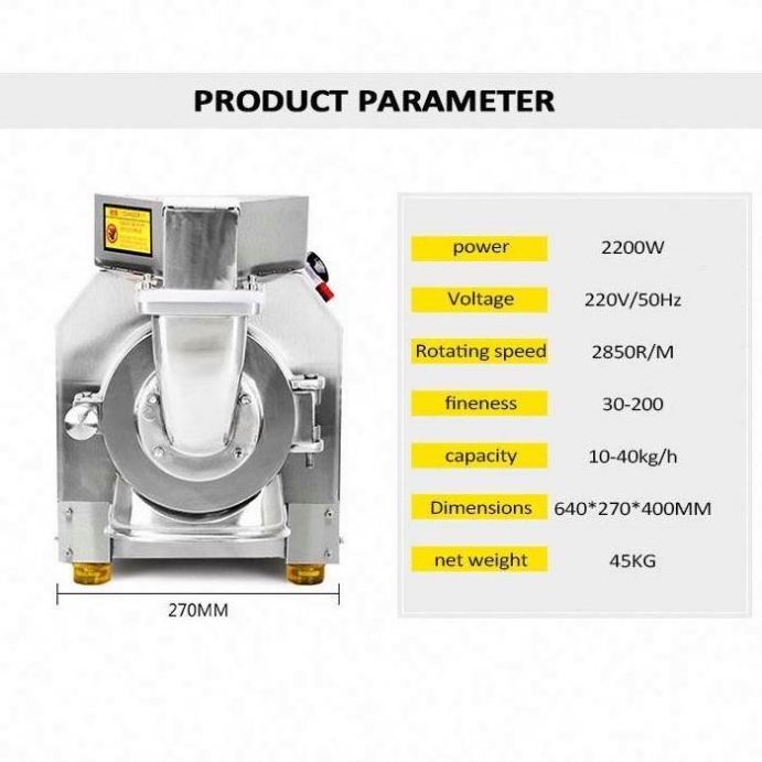 chestnut flour milling machine / grinder flour mill machine / green tea leaf grinding machine