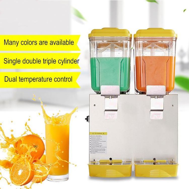 New Style 350W Used Juice Dispenser Machine 7-12 Centigrade 54L Juice Dispenser