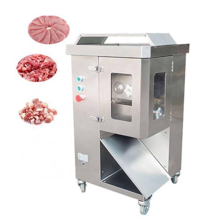 Fresh Meat Slicing Machine Multi-Function chicken breast Meat Shredder Dicer Mutton Beef Jerky Pork Striping Cutter Machine