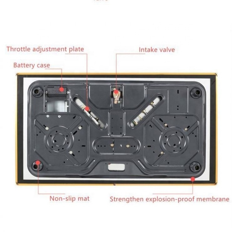 Manufactory direct commercial  blue flame best flame gas stove stand wok cooker 4burner gas cooker mini gas stove