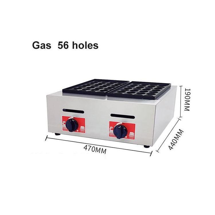 High Quality Electric Takoyaki Machine Gas 36 Holes 56 Holes Octopus Balls Takoyaki Maker For Snack Bar