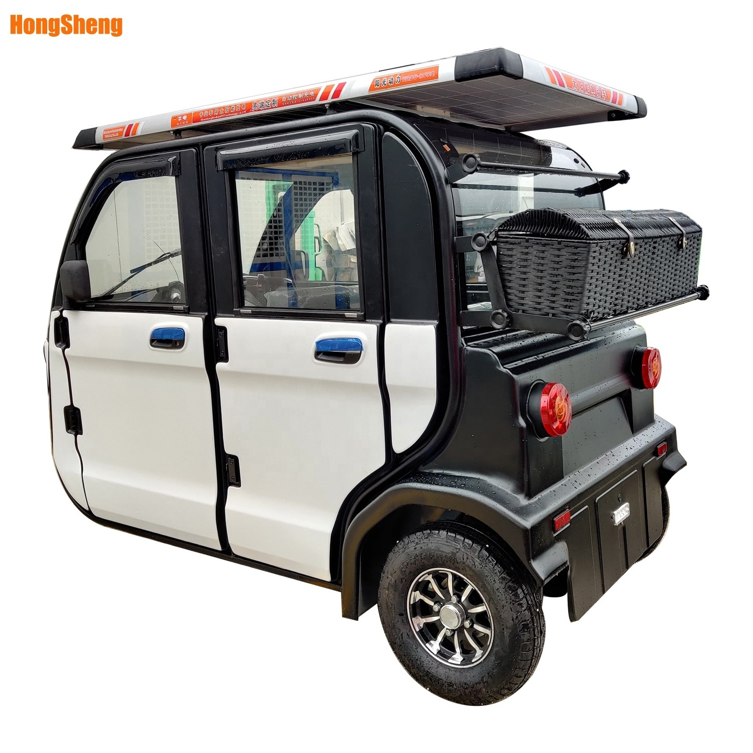 hot sale solar three wheel tricycle for passenger Low speed electric tricycle  motorized tricycles electric car