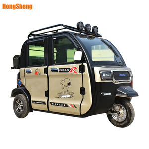 hot sale solar three wheel tricycle for passenger Low speed electric tricycle  motorized tricycles electric car