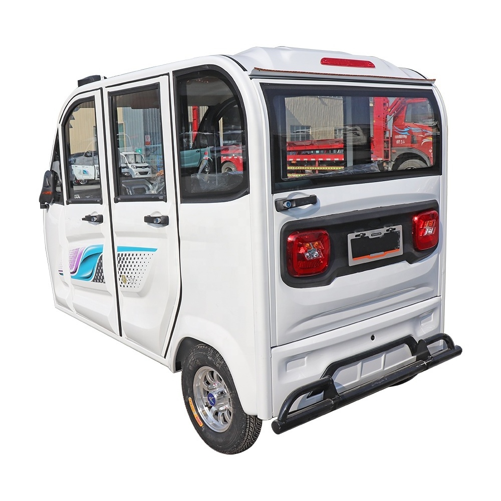 Hot Sale 60V 1000W tricycle electric 6 seat auto rickshaw