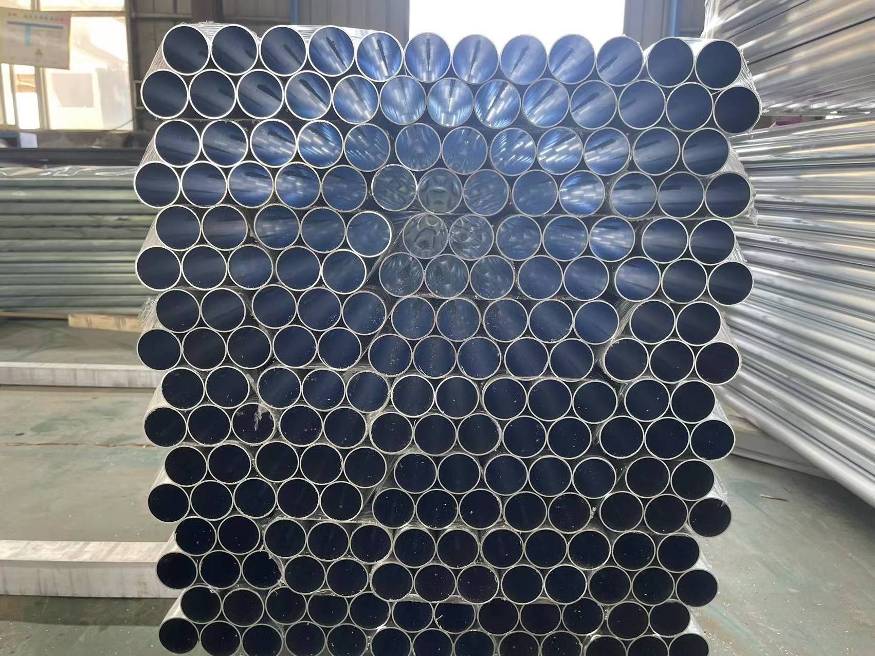 Factory 6061/6063 Aluminum Alloy Square Round Rectangle Aluminum Hexagonal Pipe Large Diameter Anodized Aluminum Pipe Profile