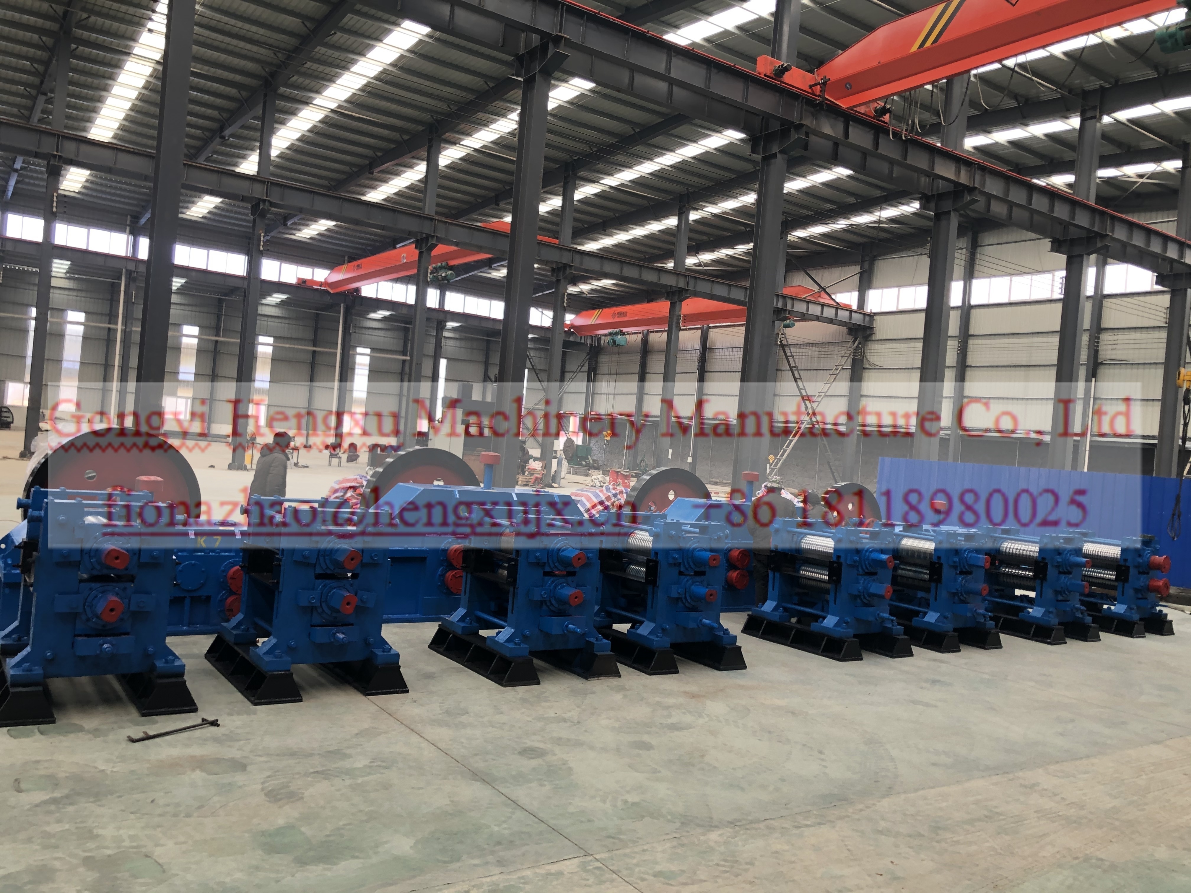 hot rolling mill rolling mills deformed bar steel bar iron wire rod steel rebar rolling machine ribbed steel rebar making machine