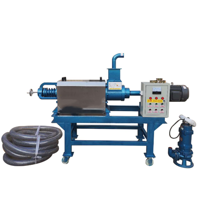 chicken dung cow manure dewatering machine/ animal manure dehydrator