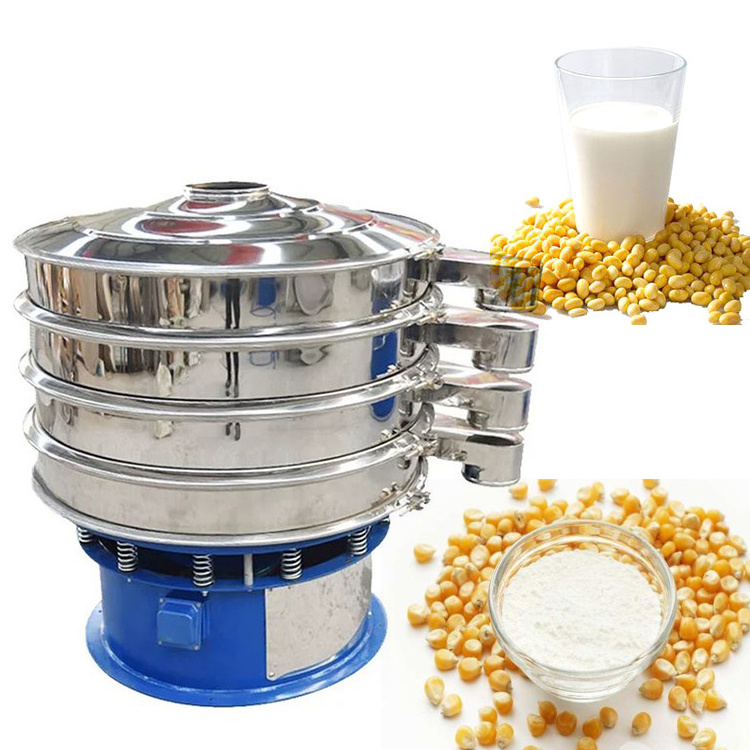 hot sale 600 diameter resin powder vibrating screen circular vibration sieve shaker for slurry Food industry