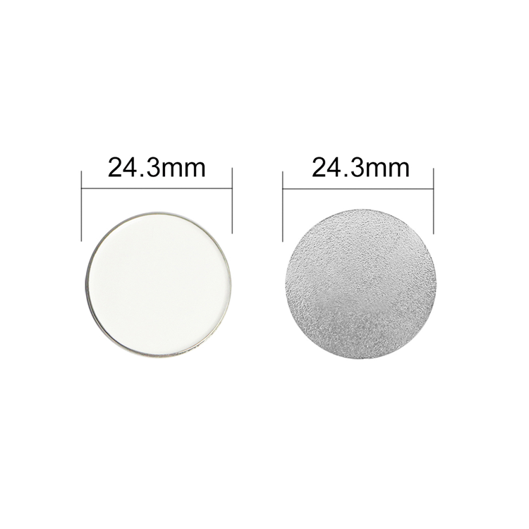 Gold and nickel 25 Mm Edged Golf Disc Blank For Diy Personalized Golf Ball Marker