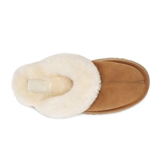 Women's Madge Fuzzy Slippers with Comfort Memory Foam, Slip-on Warm Outdoor Indoor House Shoes