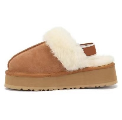 Women's Madge Fuzzy Slippers with Comfort Memory Foam, Slip-on Warm Outdoor Indoor House Shoes